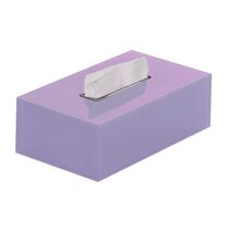 Lavender tissue shop box cover